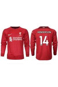 Liverpool Jordan Henderson #14 Voetbaltruitje Thuis tenue 2022-23 Lange Mouw
